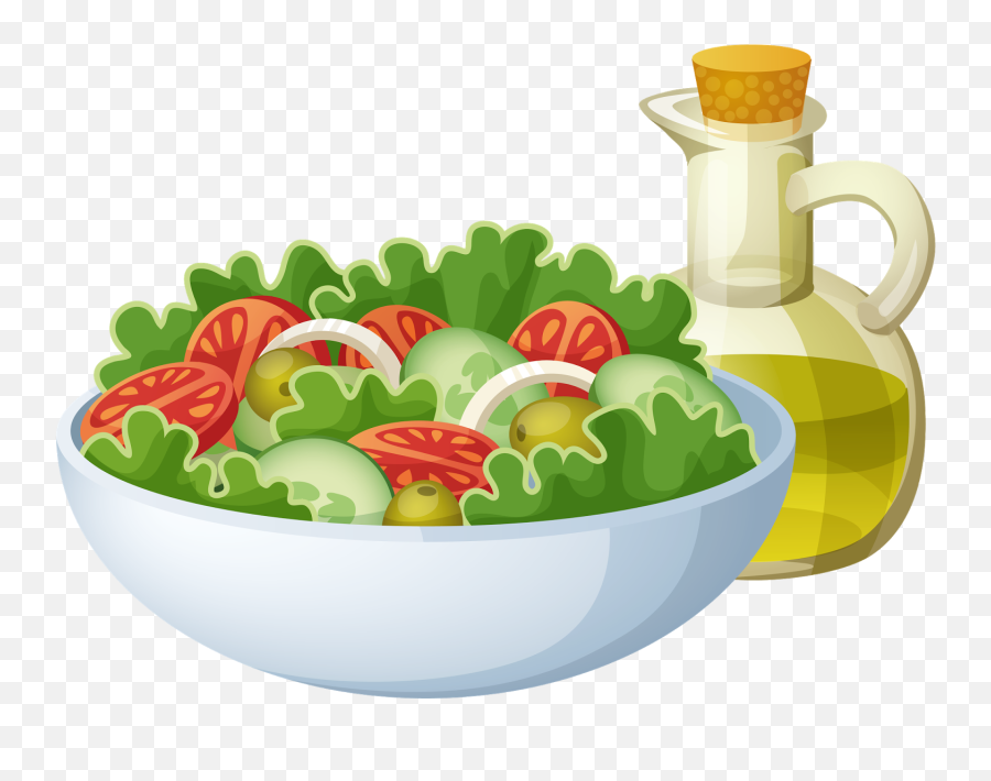 Salad Clipart Png - Salad Clipart Png Dinner Food Vector Emoji,Lettuce Emoji