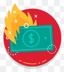 Dollar Bill Burn Rate Icon Transparent Png U0026 Svg Vector Emoji,Dollar Bill Emoticon