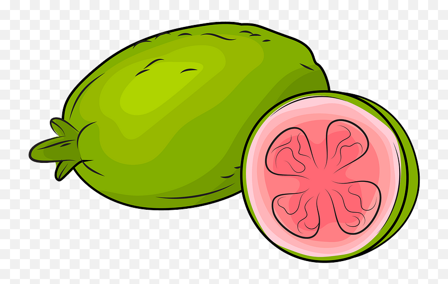 Fresh Guavas Clipart - Guava Clipart Emoji,Passion Fruit Emoji