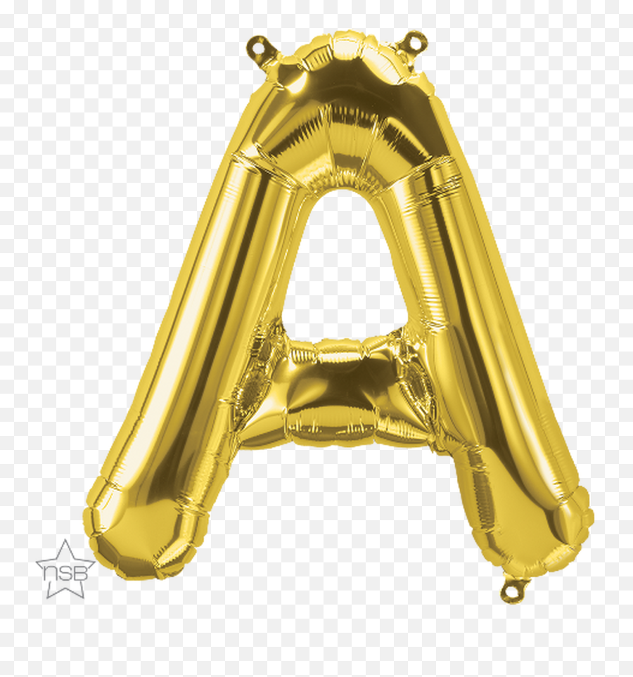 Balloons - Alphabet Shapes Gold 16 Wrb Sales Emoji,Acadie Emoji