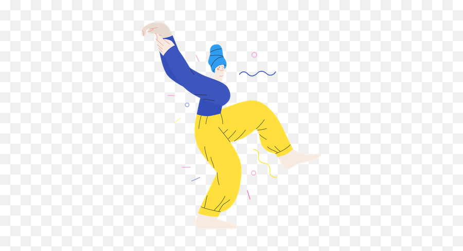 Dancing Girl Icon - Download In Colored Outline Style Emoji,Dancing Lady Emoji