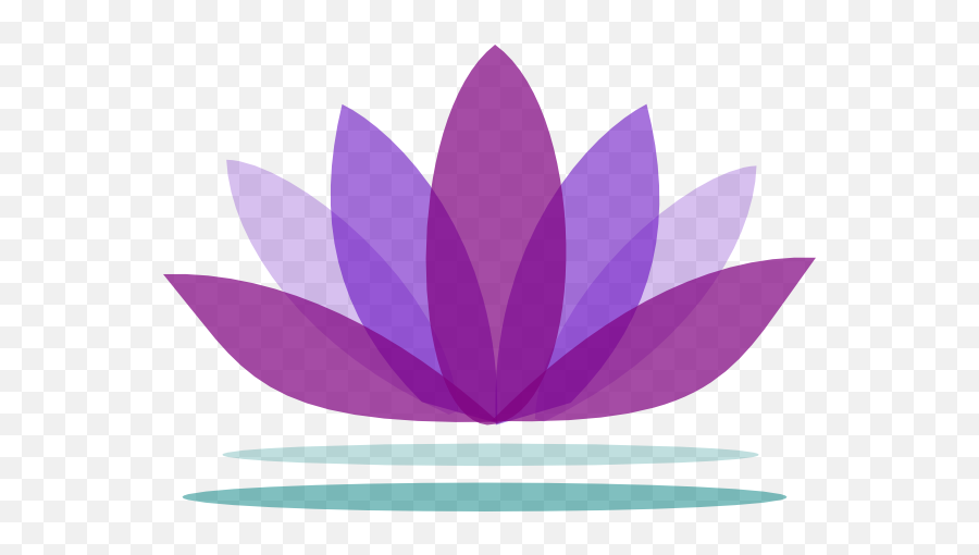 Lotus Clip Art At Clkercom - Vector Clip Art Online Emoji,Purple Rose Emoji