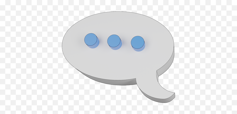 Conversation Bubble 3d Illustrations Designs Images Emoji,Chat Emoji With No Dots