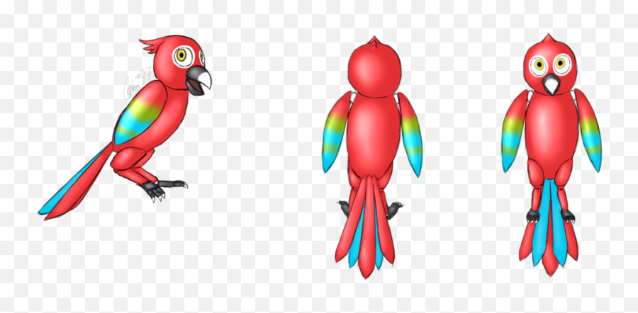 Macaw Face Transparent Images - Parrot Cartoon Face Png Fnaf Mangle With A Parrot Emoji,Parrot Emoticon