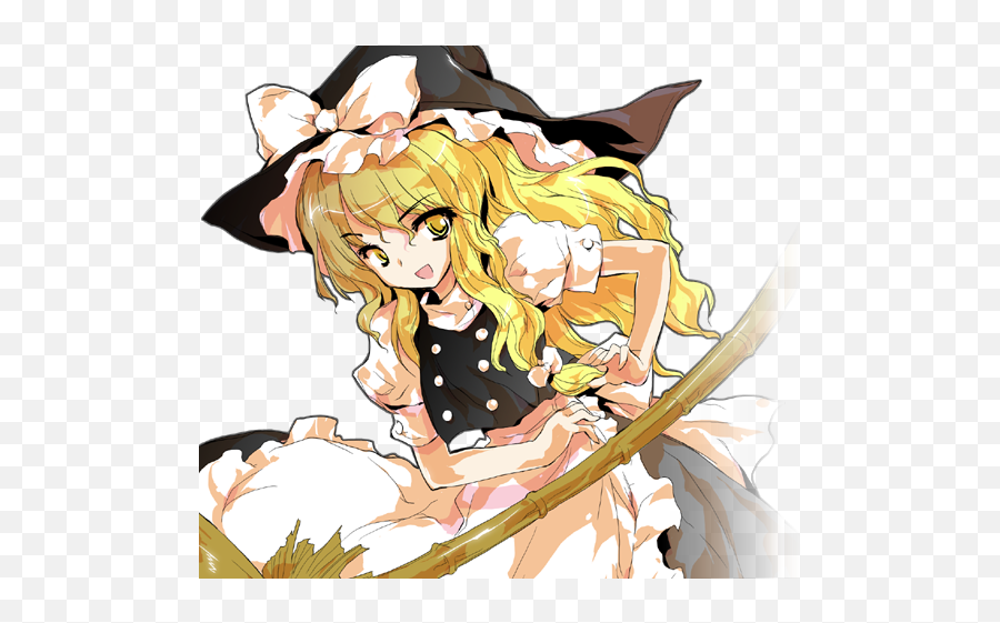 Genso Network - Touhou Marisa Official Art Emoji,Megaman Battle Network Emotion Window