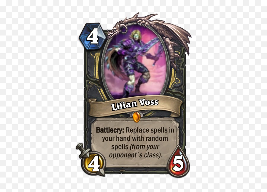 Lilian Voss Reveal Knights Of The Frozen Throne - News Lilian Voss Hearthstone Emoji,Seksi Emoji