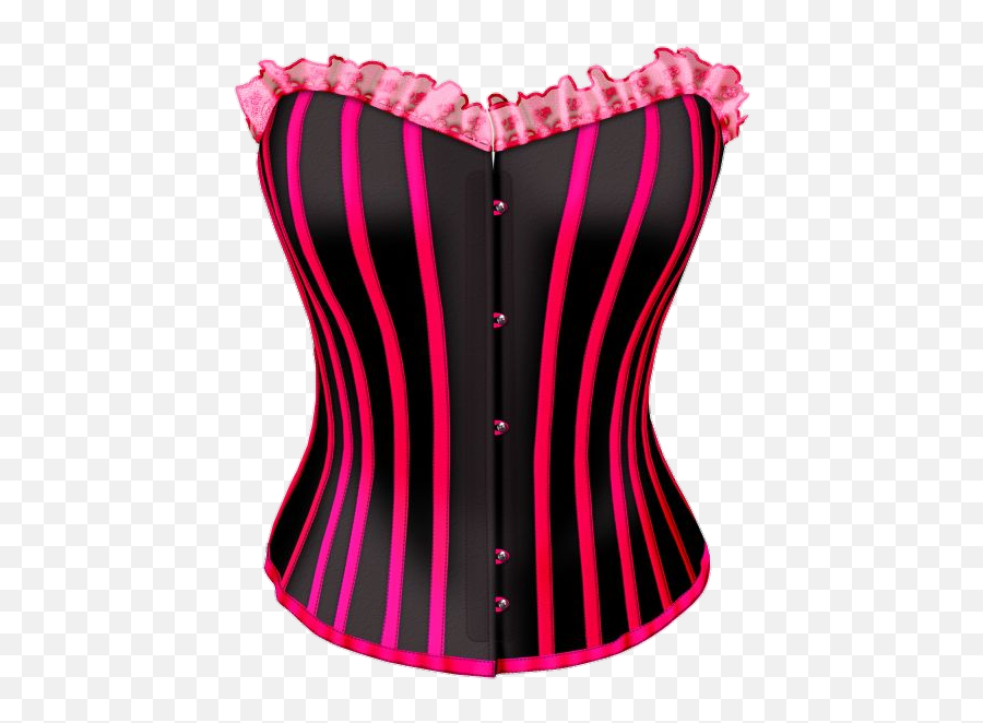 Corset Sticker - Corset Fucsia Dibujo Emoji,Corset Emoji