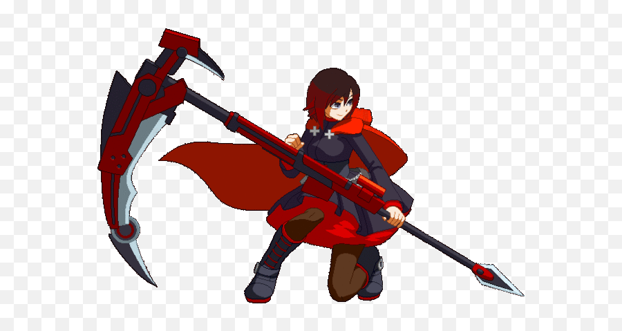 Ruby Rose Blazblue Cross Tag Battle - Blazblue Cross Tag Battle Ruby Gif Emoji,Emotions Of The Ruby