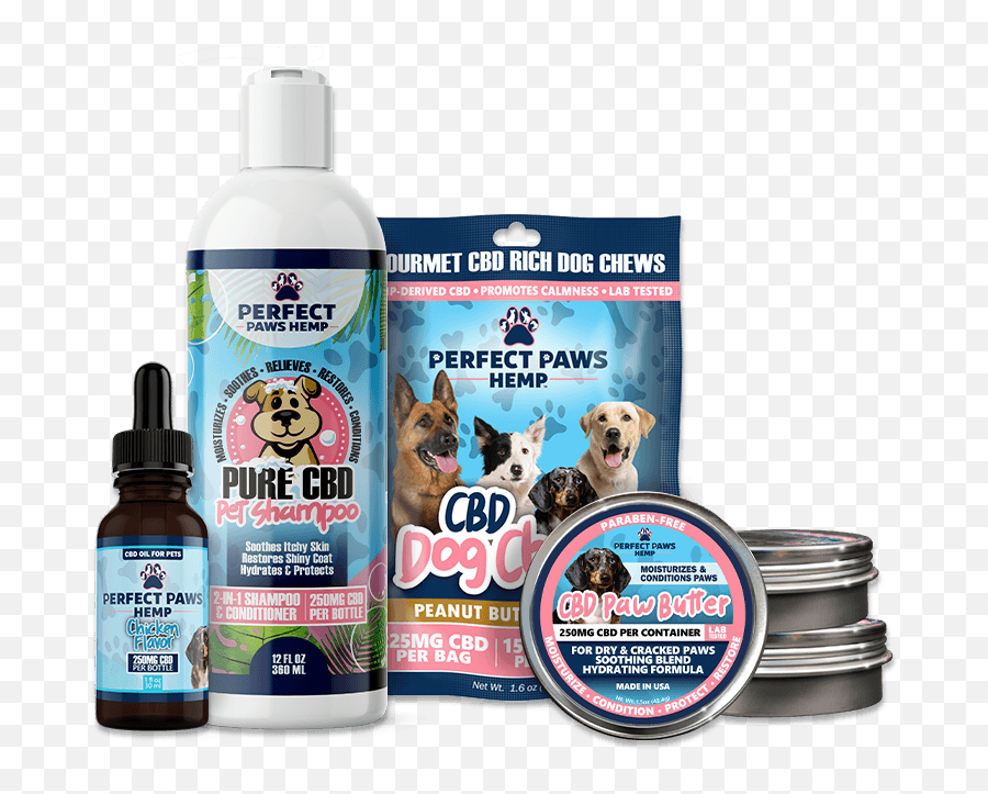 Perfect Paws Hemp Premium Cbd Products - Perfect Paws Hemp Shampoo Emoji,Sweet Emotions Doggie Paw Balm