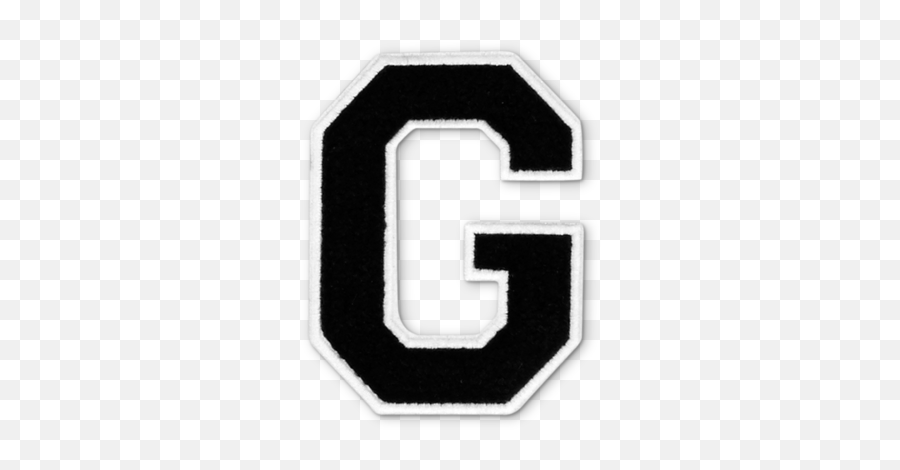 Varsity Letter G - Black Dot Emoji,Fotos De Emoticons Comendo Hamburgue