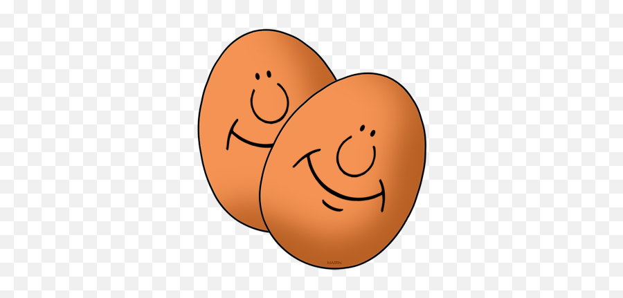 Free Eggs Clip Art By Phillip Martin - Cartoon Egg With Faces Emoji,Free Wow Emoticon