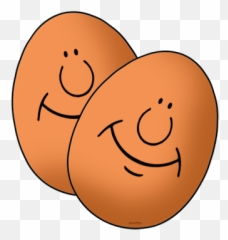 Free Eggs Clip Art By Phillip Martin - Cartoon Egg With Faces Emoji,Free Wow Emoticon