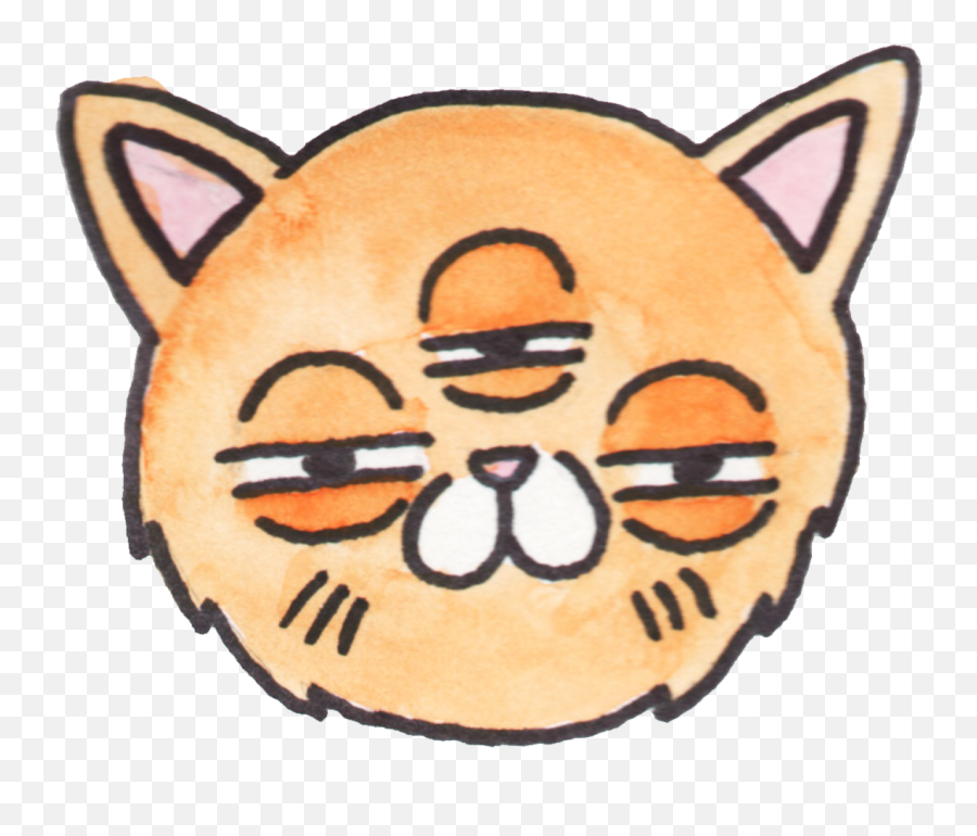 Hiss - Happy Emoji,Fabulous Emoji Cat