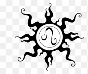 Zodiac - Leo Tattoo Transparent Emoji,Leo Symbol Emoji