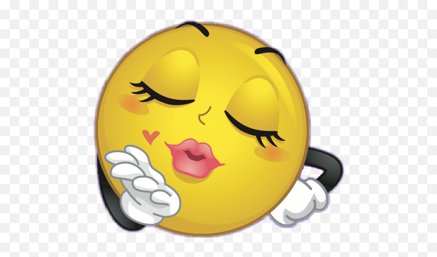 Emoji Kiss Emoticons Sticker - Flying Kiss Emoji,G+ Emoticons