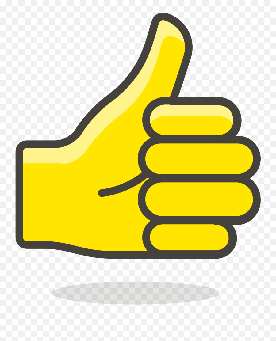 Clipart High Resolution Thumbs Up Emoji - Novocomtop Thumbs Up Icon,Emoji Thums Down With Face