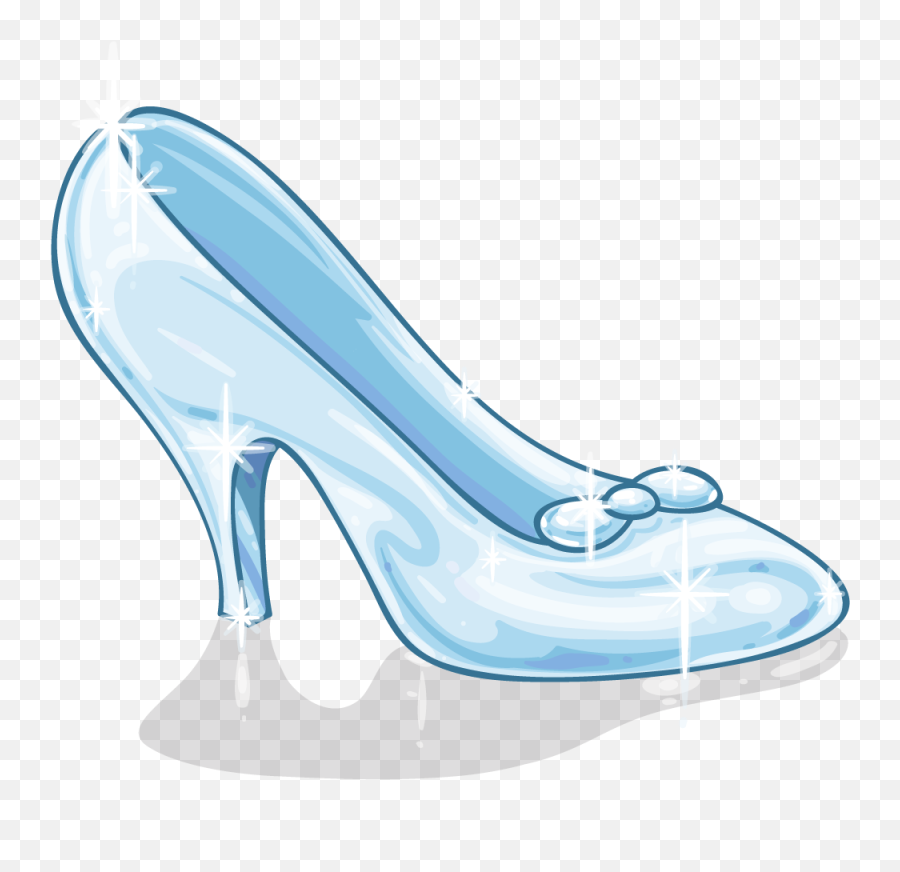Cinderella Clipart Cinderella Glass - Cartoon Glass Slipper Emoji,Cinderella Emoji