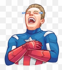 Avengers Heroes Stickers - Live Wa Stickers Captain America Sticker Whatsapp Emoji,Where Is The Kitty In The Emoji Movie