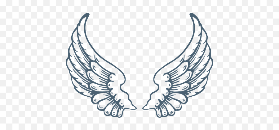 100 Free Angel Wings Vector - Eagle Wings Drawing Easy Emoji,Wings Emoji