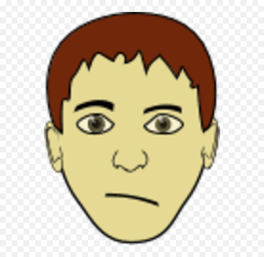 Smirk Emoji Png - Clip Art Library Brown Hair Boy Clipart,Man Boy Ghost Emoji