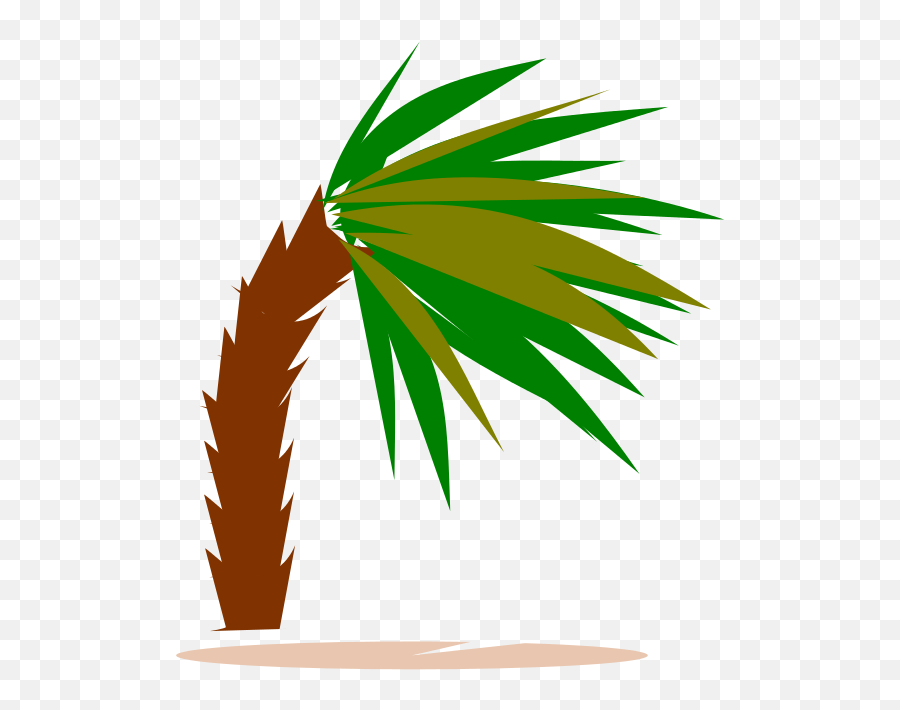 Palmtree - Palm Tree Wind Cartoon Emoji,Colorful Palm Trees With Emojis