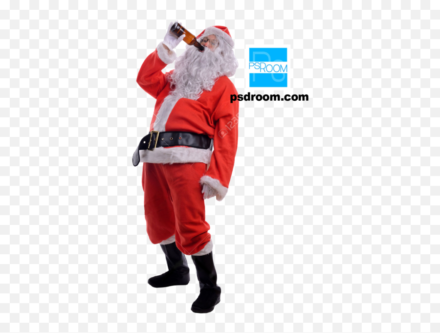 Santa Claus Drinking - Santa Pub Crawl Flyers Emoji,Santa Emoji Page