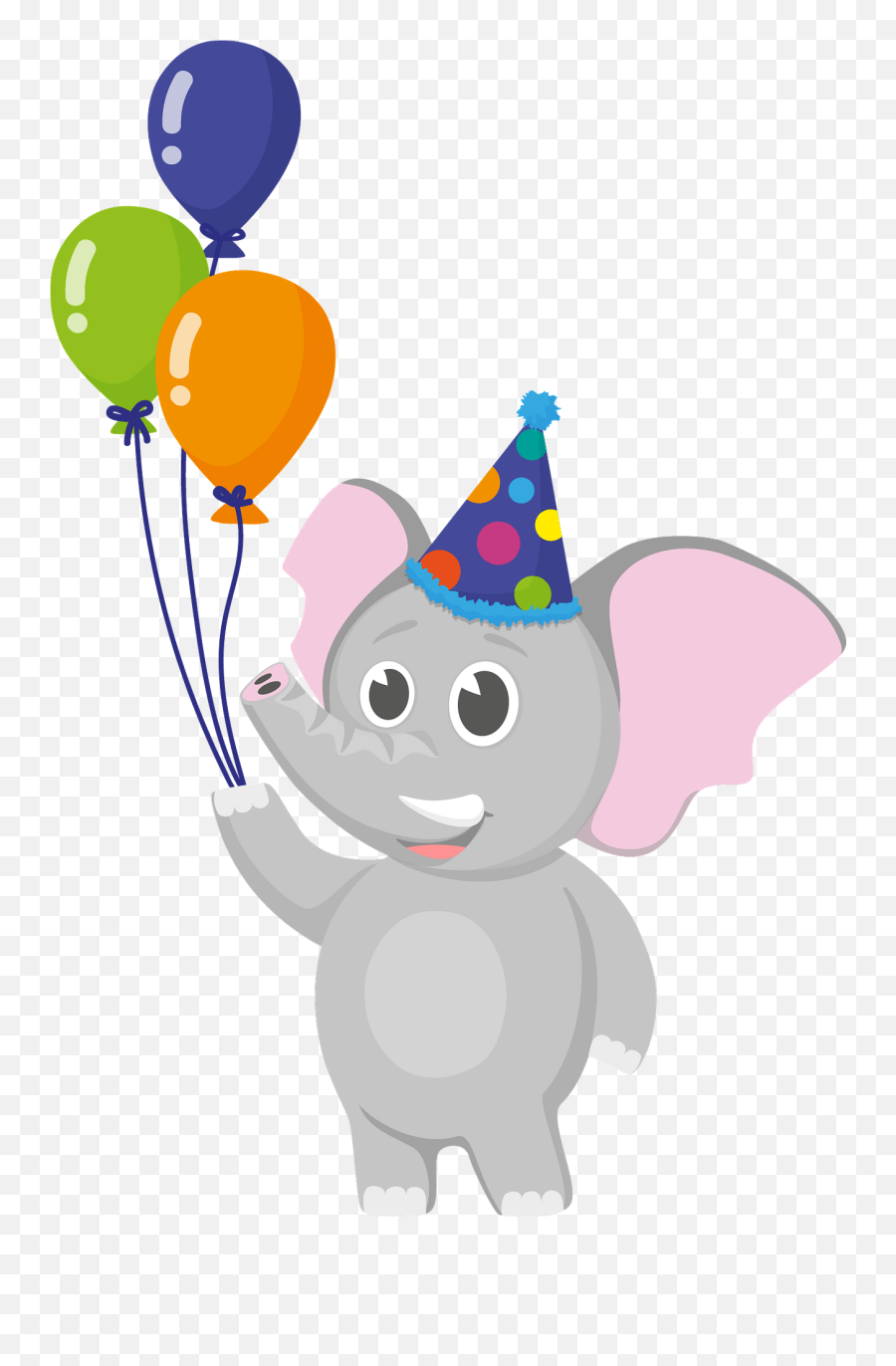 Birthday Party Elephant Clipart Free Download Transparent - Animal Birthday Party Cliparts Emoji,Emoji Bday Party Ideas
