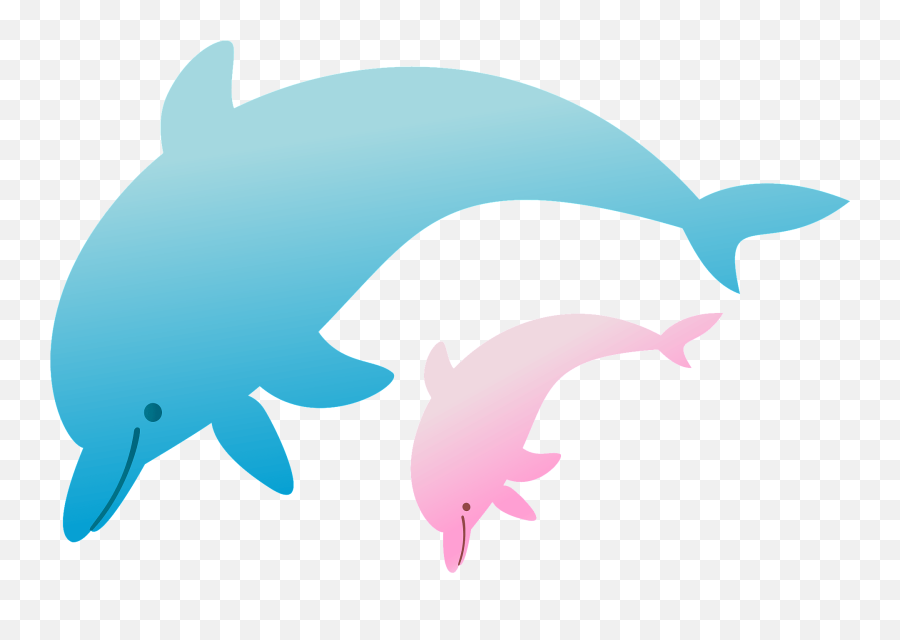 Dolphins Jumping Clipart Emoji,Rare Dolphin Emoticon