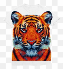 Products U2013 Page 11 U2013 Angry Shopper - Tiger Face High Contrast Emoji,Graffitti Emojis
