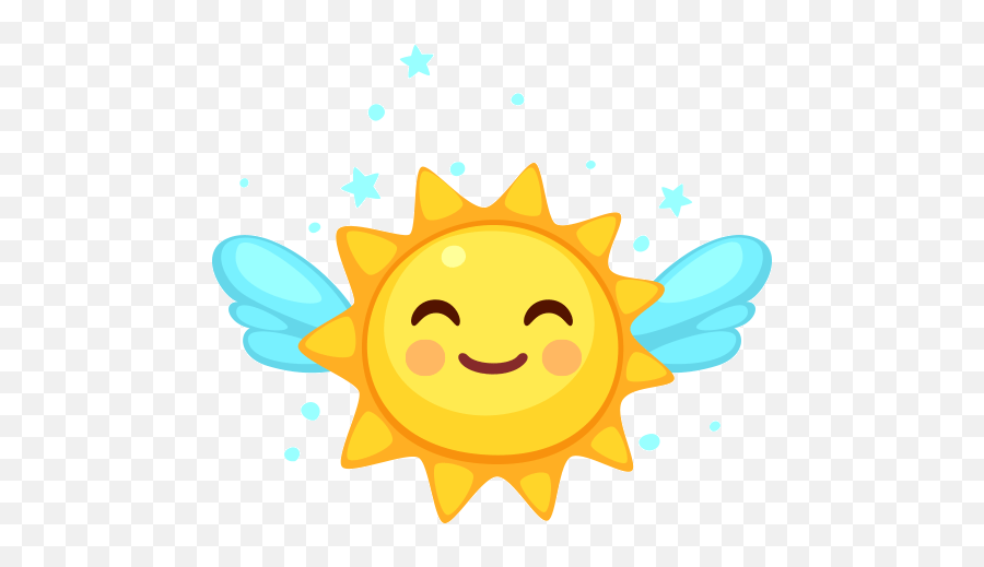 Sun Emoji Stickers For Whatsapp And - Oop Sksksksk,Sun Emoticon Whatsapp