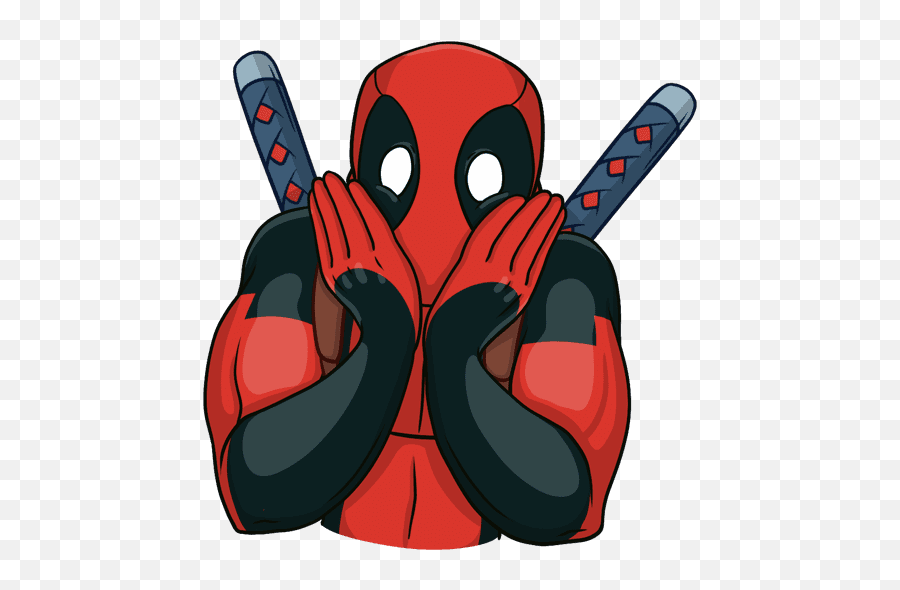 Vk Sticker 11 From Collection Deadpool Download For Free - Deadpool Emoji,Dead Pool Emojis