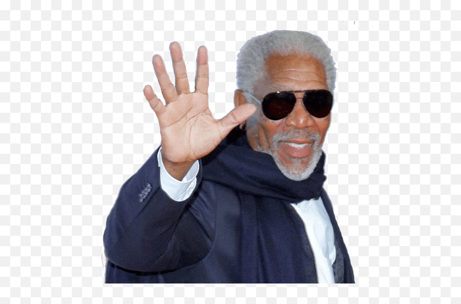 Morgan Freeman Stickers - Sign Language Emoji,Morgan Freeman Emoji Transparent