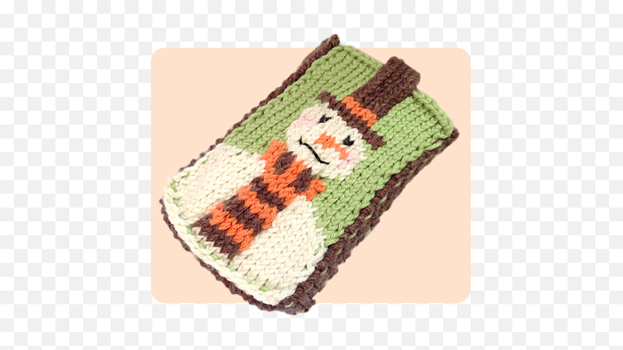 Knitted Mobile Phone Cover 734df2 - Fictional Character Emoji,Emoticons For Crocheters Or Knitters