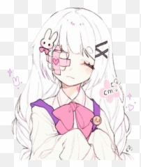 Discover Trending Eyepatch Stickers Picsart - Cute Kawaii Anime Pfp Emoji,Eye Patch Emoji