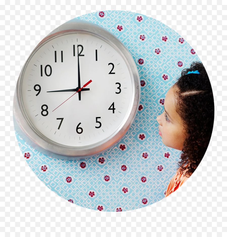 About Kidsville - Girl Seeing The Clock Emoji,Emotions Face Preschool Craf