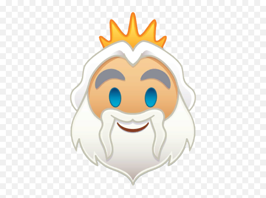 King Triton As An Emoji Drawing By Disney - Disney Emoji Blitz King Triton,Disney Emoji Blitz