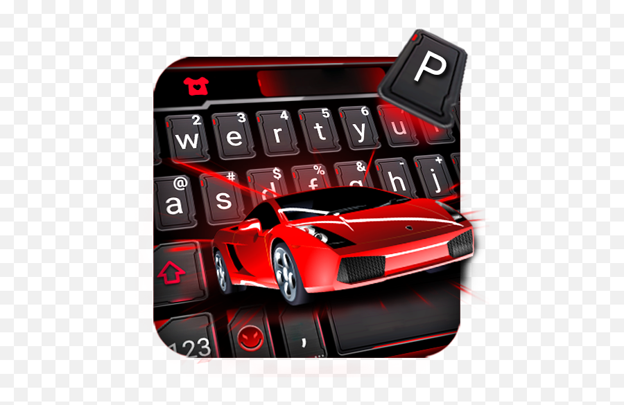 Updated Red Sports Car Racing Keyboard Theme Pc - Automotive Paint Emoji,Clown Car Emoticon