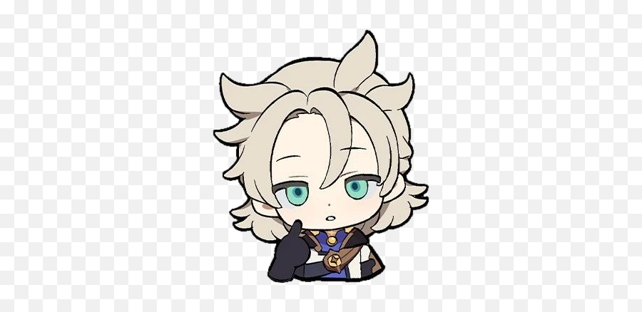 Albedos - Albedo Sticker Emoji,Mystic Messenger Emoticons Yoosung