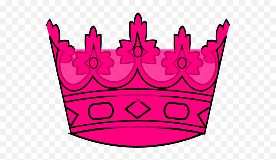 Love Clipart - Clip Art Library Dark Pink Crown Cartoon Emoji,Jirafe Emojis Png