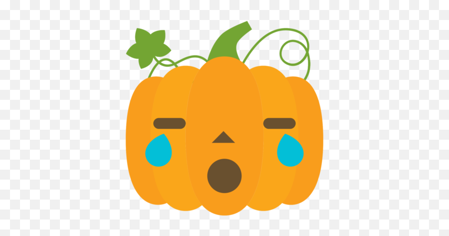 Free Emoji Pumpkin Cry 1199722 Png With Transparent - Transparent Pumpkin Emoji,Pumpkin Face Emotion