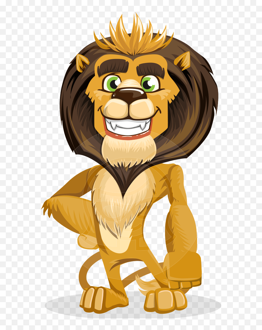 Lion Cartoon Vector Character Emoji,Lion Cartoon Picture With All Emotions