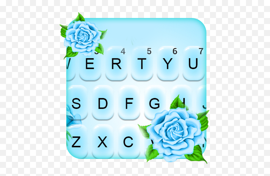 Light Blue Rose Keyboard Theme Apk 10 - Download Apk Latest Emoji,Emojis For Sony Xperia Z