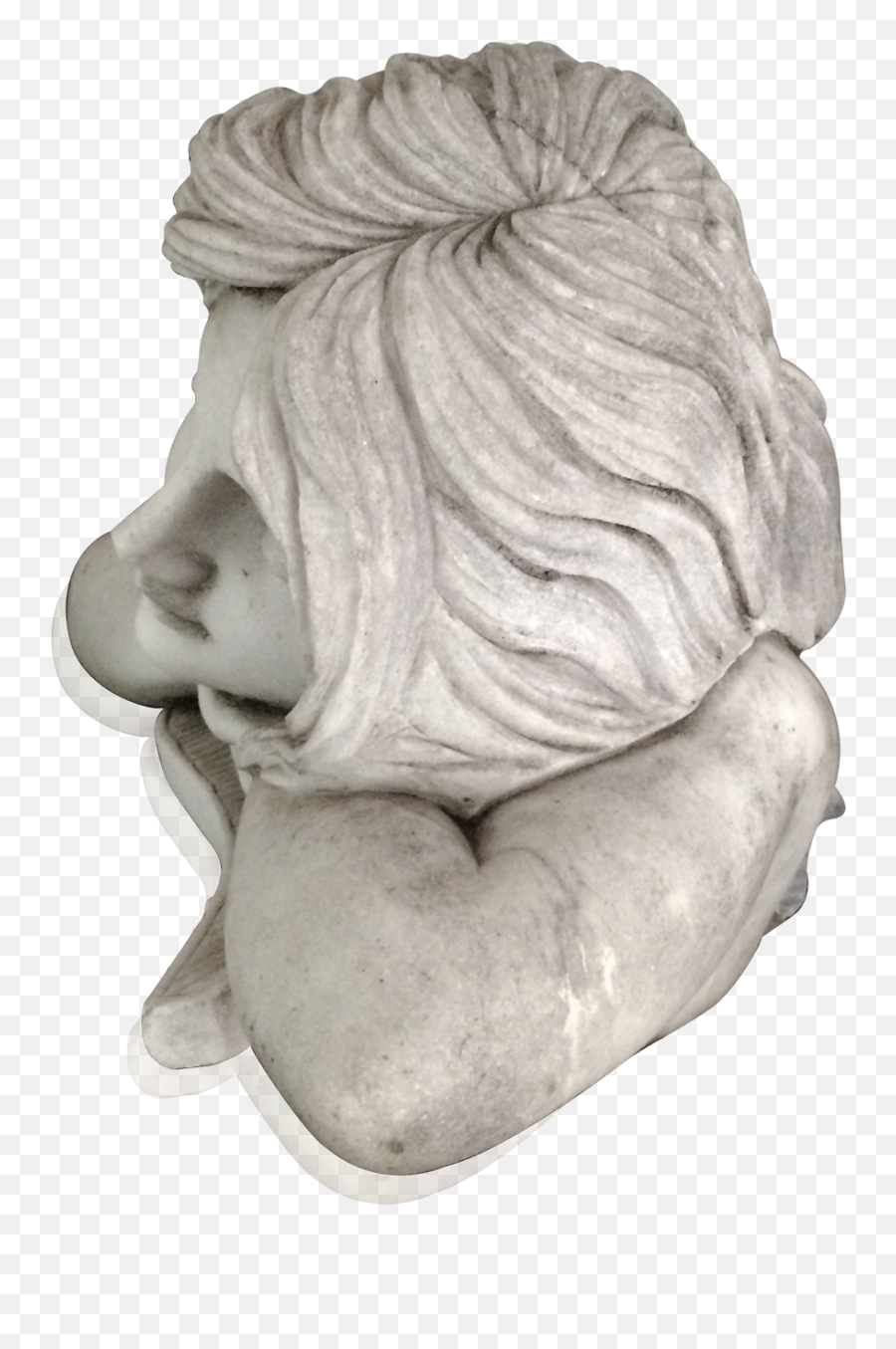 Art Nouveau Marble Sculpture Emoji,Statue Of Emojis