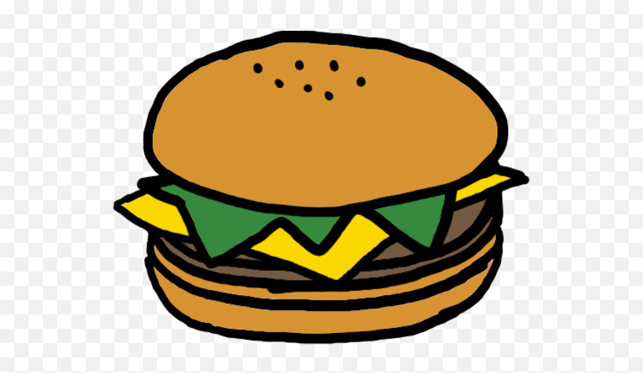 70 - Png Emoji,Free Emoji Hambugers