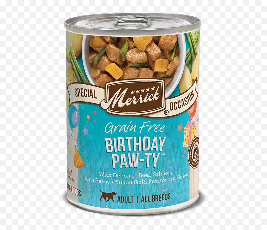 Special Occasion Grain Free Birthday Paw - Ty Wet Dog Food Emoji,Potatoe Emotion