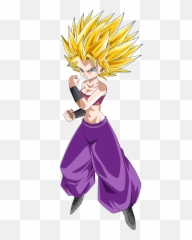 Super Saiyan Caulifla Waves Fist Renderpng - Renders Aiktry Emoji,Wave Emoji Style Png