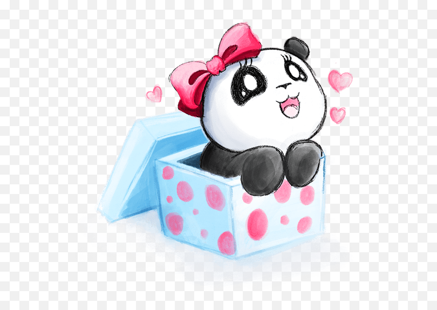 Be My Panda Valentine - Hand Drawn Love Stickers By Lee Jay Emoji,Valentine Box Ideas Emojis