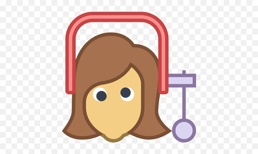 Under Pressure Female Icon In Office Style Emoji,Haircut Emoji