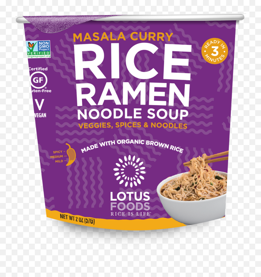 Lotus Foods Masala Curry Rice Ramen Noodle Soup U2013 Healthy Emoji,Miso Soup Emoji Meaning