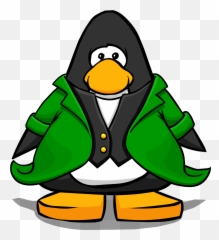 Leprechaun Tuxedo From A Player Card - Club Penguin Blue Emoji,Tux Emoji